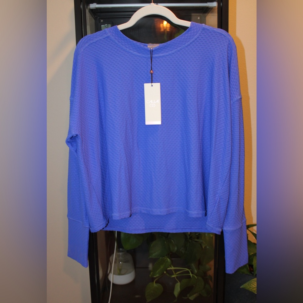 NWT Calia Women’s Diamond Mesh Longsleeve Size Large